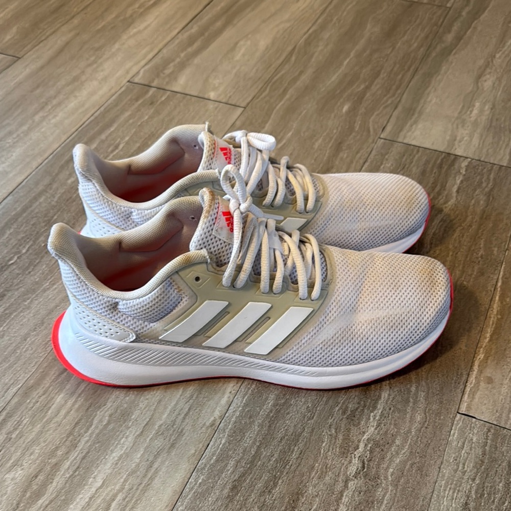 Adidas White and Pink Sneakers